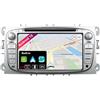 BXLIYER Android 14 IPS Autoradio Per Ford Focus Mondeo S-Max Focus Galaxy C-MAX - 2G+32G - Senza fili CarPlay + Android Auto - GRATUITI Camera + MIC - DAB Volante Fast-Boot DSP WIFI - 7 Pollici 2 Din
