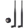 Bingfu Antenna 4G LTE Cellulare 6dBi SMA Antenna Maschio (confezione da 2) Compatibile con 4G LTE Router CPE Wireless Hotspot Gateway Cellulare Router IoT Industriale Videocamera da Pista Videocamera