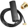 Eightwood DAB+ Antenna Auto FM AM Radio Parabrezza Patch Antenna Autoradio 17dbi + 3M Cavo SMB Connettore per Pioneer Alpine Clarion Digital Radio FM Tuner Kenwood
