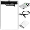 Retoo Alloggiamento per disco rigido da 2,5 pollici USB 3.0 per SATA SSD con cavo USB, 12 x 7,5 cm, alloggiamento esterno per disco rigido con montaggio senza attrezzi