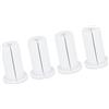 SEAFRONT Kit di Instradamento Cavi Passante per Cavi Ethernet da 1 Pollice Passante a Parete in Gomma da 4 Pezzi per la Casa e l'esterno (WHITE)