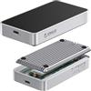 ORICO 80 Gbps M.2 NVMe SSD alloggiamento, sistema di raffreddamento silenzioso, compatibile con Thunderbolt 5/4/3/USB4, supporta M.2 NVMe M-Key 2280 SSD, per utenti con Mac/PC ad alte prestazioni