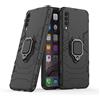 MaiJin LuluMain Compatibile con Samsung Galaxy A50, Galaxy A50S, Galaxy A30S Cover, Custodia Armor Anello Cavalletto (Funziona con Il Supporto Magnetico per Auto) Case Paraurti (Nero)