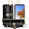 Kainevy Cover per Huawei Mate 10 Pro Con Cordino Silicone Morbido Antiurto Slim Custodia per Huawei Mate 10 Pro Cover Con Anello Resistente Aesthetic Protezione Case Per Donna e Bambina (Nero)