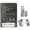 Aousavo BTE-2000 - Batteria di ricambio compatibile con Caterpillar CAT S22, CAT S22, per anziani BTE-2000