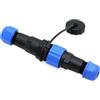 ZBLZGP SD16 2 Pin 16mm Impermeabile Connettore Cavo Presa IP68 Montaggio a Pannello Spina Maschio Presa Femmina Connettore Cavo Cavo Docking Aviation 10A 14AWG