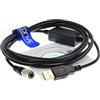 Eonvic USB Download Cavo Dati Hirose 6pin Stazioni Totali Cavo Dati per Nikon Totale Stazioni DTM-322/352/452C/532 NPL-332, Compatibile Win 7/8/9