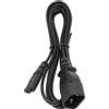 Cuifati Spina Modellata Standard IEC 320 da C14 a C7 Cavo Adattatore per Spina di Alimentazione CA PDU UPS, Cavo di Alimentazione CA Standard, 10 A/110 V-240 V, (da IEC-60320-C14 a