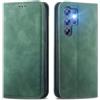 MOJIA Cover per Doogee Note 56X / Note 56X Pro, Custodia Folio Portafoglio in Pelle PU [chiusura magnetica], Case a Libro con Guscio Interno in TPU, Supporto per Carte.. Verde