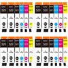 Kamo 520 521 Cartucce Multipack Compatibile con Canon CLI-521 PGI-520 Cartucce Multipack (Confezione da 24), per Pixma MP540 MP550 MP560 MP620 MP630 MP640 MX860 MX870 MP980 MP990 iP3600 iP4600 iP4700