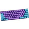 Sunzit Keycaps, 61 Keycaps Backlight Due Colori PBT Keycap per GH60 / RK61 / ALT61 / Annie/Keyboard Poker Keys (Vendi Solo keycaps)