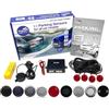 Dolphin Automotive DMS400 - Sensori di parcheggio per retromarcia, 4 sensori posteriori con allarmi audio, marca Auto Express premiata in 9 colori (rosso)