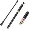 TengKo BNC Connettore Dual Band Antenna VHF/UHF 144 / 430MHz Ricambio Telescopica Retractable Antenna Dual Purpose 33,5 '' per Icom IC-V8 IC-V80 IC-V82 Kenwood TK300 TK310 TK320 Walkie Talkie Ham