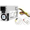 S-Union Alimentatore per videoregistratore DPS-200PB-185 B 190W aggiornato compatibile con DPS-200PB-185B AC100-240V 3.5A 47-63HZ adattatore di alimentazione switching (4 pin+2 pin)