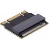 CY NGFF B+M NVME M-Key da 22x30mm a 22x42mm Adattatore di estensione maschio-femmina compatibile con Legion Go 2230 2242 SSD