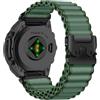 KiimLaa Quickfit 26mm Sportiva Cinturino Nylon Compatibile con Garmin Fenix 8 Pro/8 51mm/7X Pro Solar/6X/5X, Traspirante Cinturini per GARMIN Quatix 8 51mm/Tactix 8 51mm/Enduro 3/Descent Mk3i - Verde