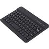 Dioche Tastiera Bluetooth Sottile Tastiera Nera Tastiera Bluetooth Wireless Sottile e Leggera per Android Ios Black