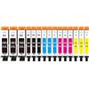 Cartridgeify PGI-580 CLI-581 XXL Cartucce d'inchiostro Compatibili per Canon PGI-580XXL CLI-581XXL (15er-Pack), per Pixma TS6350 TS705 TS6150 TR8550 TS6151 TS8150 TS9150 TS9155 TS6250 TS6251 TS9550