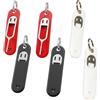 Daleweo Set da 6 Aghi per Scheda SIM e Custodia Porta SIM, Design Pratico, Include Estrazione Schede, Adattatori per Evitare la Perdita di Schede SIM e TF