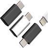 zoyuzan Adattatore da Lightning a USB C(confezione da 3) Caricabatterie Convertitore iPhone Jack Femmina USBC Maschio Spina Tipo Connettore Mini Cavo Apple Compatibile per Huawei Xiaomi Redmi Google Samsung