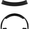 Geekria Cuscinetti per fascia in pelle proteica compatibili con Sennheiser HD202, HD 212 Pro, HD437, HD447, HD457, HD497: ricambio fascia da riparazione (Nero)