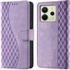CaseGla Cover per Xiaomi Redmi Note 14 4G PU Pelle Custodia Flip Morado