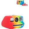 yystao Custodia protettiva per Polaroid Go, custodia protettiva in silicone, compatibile con Polaroid Go, guscio morbido, antigraffio, resistente alle cadute (arcobaleno)