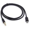 HUHANGGod Adattatore cavo micro USB a jack 3,5 mm - jack maschio da 3,5 mm, placcato in oro 3 poli a micro USB maschio, prolunga audio AUX per auto