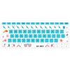 MMDW EU/UK - Cover per tastiera in silicone per MacBook Pro da 13, 15 (con o senza display Retina, versione 2015 o precedente), per MacBook Old Air da 13, estate