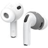elago 2 Paia di Copri Auricolari in Silicone per AirPods PRO 3 | Compatibili con la Custodia, Antiscivolo e Antigraffio, Guida Inclusa [2 Paia] (Grigio Scuro/Bianco)