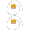 eMagTech 2 pezzi IPEX4 PC interno WiFi antenna compatibile con Intel AX210 AX200 NGFF M.2 WiFi 6 Card Laptop