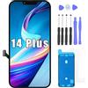 FTDLCD® Display per iPhone 14Plus 6.7 Schermo di Ricambio FHD Touch Screen 3D Touch Digitizer Assembly e Kit di Riparazione (14 Plus)
