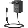 AmzFwing Adattatore di alimentazione da 18V 1A da CA a CC, caricabatterie con presa UE per 18Volt (0,1A 0,15A 0,2A 0,25A 0,3A 0,4A 0,5A 0,6A 0,7A 0,8A 0,9A) 100mA ~ 1000mA.