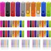 DAUZZOX Set di 50 chiavette USB girevole 2 GB USB 2.0 Flash Drive Archiviazione Rotazione Disco Memoria Stick USB U Disco con Luce LED 50 Corde per Archiviazione e Backup (multicolore)