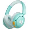 awatrue Cuffie Bluetooth per Bambini, Tasti Giganti & Microfono Integrato, Bluetooth 5.4 + Cavo AUX, Durata Della Batteria di 75 Ore, Limite di Volume di 85 dBA, per l'uso a Scuola/in Viaggio (Vert)