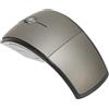 Dpofirs Mouse Wireless Pieghevole, Mouse Portatile 2.4G con Ricevitore USB per PC Laptop, Mouse Wireless Pieghevole per Computer per Wins98 Me 2000 XP Vista OS(Grigio)