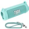Peyyargo Custodia in Silicone Compatibile con JBL Flip 7 Speaker Portatile (Verde Menta)