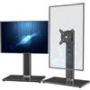 Hemudu 2 PACCHI Monitor LCD singolo Supporto da scrivania con supporto per schermo da 13 pollici a 32 pollici con girella, regolabile in altezza, rotazione, supporto per schermo fino a 35kgs