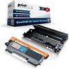 Print-Klex - Toner e tamburo compatibili con Brother TN2220 & DR2200 HL 2200 Series HL 2215 HL 2220 HL 2230 HL 2240 D HL 2240 DR TN-2220 TN 2220 DR-2200 DR 2200 DR 2222222220 00 colore nero los -