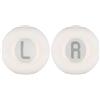Yizhet Cuscinetti auricolari in schiuma compatibili con cuffie JBL T500BT T450BT TUNE600BTNC (bianco)