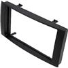 AERZETIX - C40945 - Mascherina telaio adattatore 2 DIN per autoradio - in plastica - compatibile con VW Touareg 7L 2002-2010
