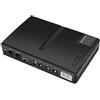 Elprico UPS Batteria Backup, 15V 24V POE 5V 9V 12V Alimentazione Non Interruzione, Alimentazione Batteria di Backup USB 18W, Protezione Multipla per Moderno Ottico del Router della