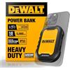 DEWALT Power Bank Magnetico 5000 mAh, Caricabatterie Portatile Wireless 18 W con USB-C, Compatibile MagSafe, IP55 Impermeabile, Ricarica Rapida per iPhone 15/14/13/12