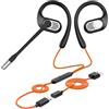 OpenRock Link 10 - Cuffie cablate aperte, microfono dual micron con cancellazione del rumore AI e microfono boom girevole a 240°, interfacce USB-C e USB-A per chiamate e riunioni aziendali