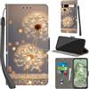 PHINIENLAND Cover per Google Pixel 8A Case PU Pelle Custodia [Kickstand] [Chiusura magnetica] [Slot per Schede], Portafoglio Flip Custodia per Pixel 8A,Dente di leone