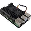Generic ZDE Custodia in lega di alluminio per Raspberry Pi 5 Dissipatore di Calore Caso di Raffreddamento con Dual PWM Ventola di Raffreddamento per Raspberry Pi 5 8GB/4GB