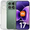 KEJI Cover per xiaomi 17, Custodia in TPU Morbido, Trasparente Compatibile con xiaomi 17, Custodia Morbida in Silicone Flessibile (Trasparente)