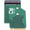 NFHK NGFF NVME M-Key 22 x 42 mm a 22 x 80 mm maschio a femmina adattatore SSD compatibile con Legion Go Game Boy, NF-EP-038