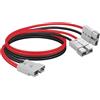CERRXIAN 50A Cavo sdoppiatore prolunga ricarica batteria, cavo combinatore parallelo Anderson Y, connettore sdoppiatore a connessione rapida 10AWG 50A da 1 a 2-1,8FT