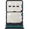 Generico Ricambio compatibile con OPPO Reno7 5G / Find X5 Lite CPH2371 (NON con 4G) Carrello Vassoio alloggio tray Porta scheda nano Sim1+ SIM 2 + SLOT SLITTA Alloggio Memoria Micro Sd CARD (Nero)